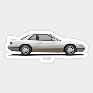 Silvia S13 White Gold Sticker